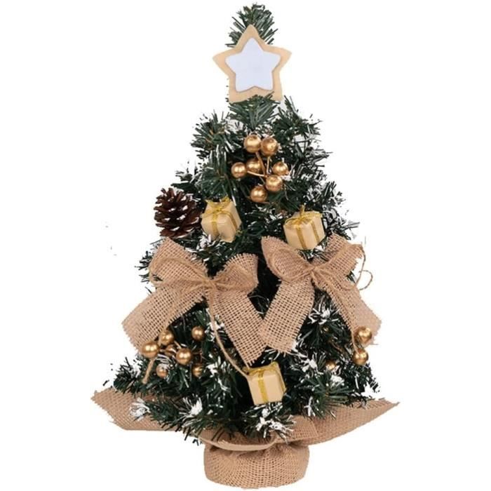 Lot De 30 Mini Sapins De Noël Artificiels Pailletés - Décorations Miniatures 3 Couleurs Pour Table Et Fête De Noël