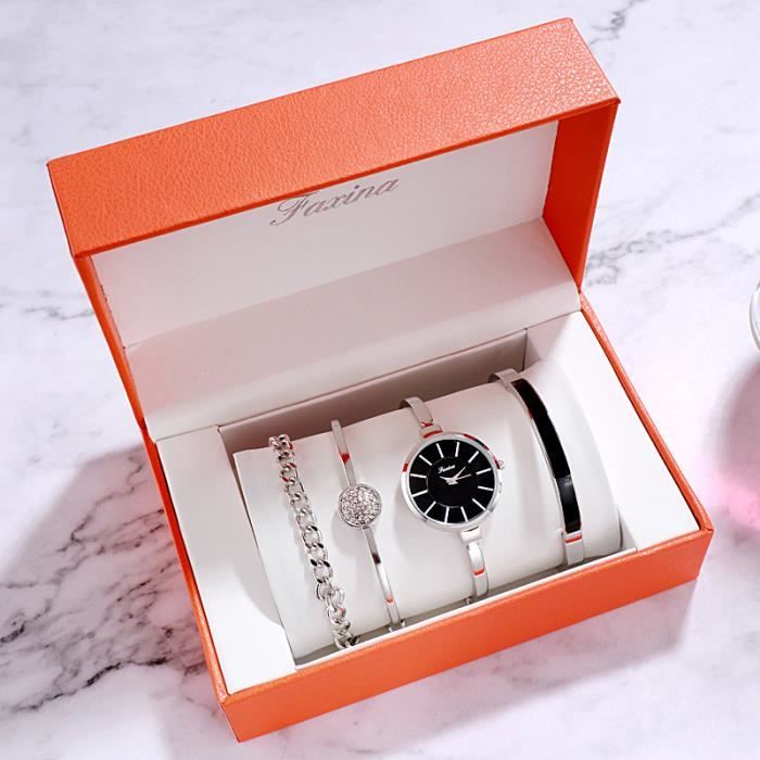 Coffret Cadeau Montre pour Fille Jeune Ado Amie - Chic - Bracelet