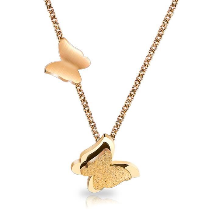 Bijoux femme acier clearance
