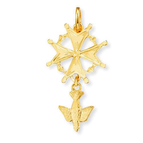 SF Bijoux - Pendentif plaqué or