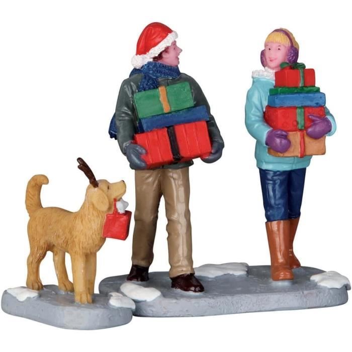 Fête de Noël, Personnage pour village de Noël en polyrésine[340