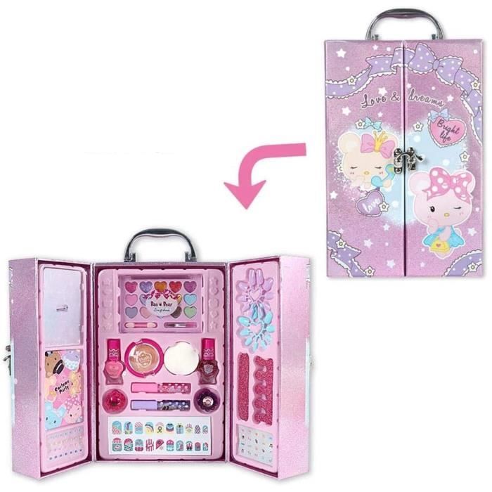 Bureau Pour Petite Fille De 6 Ans Jouet Maquillage Enfant Fille Mallette Maquillage Lavable Jouet Ensemble Jouets Pour Enfants De 3 4 5 6 Ans 210778 Achat Vente Rouge A Levres Jouet Maquillage Enfant F Cdiscount