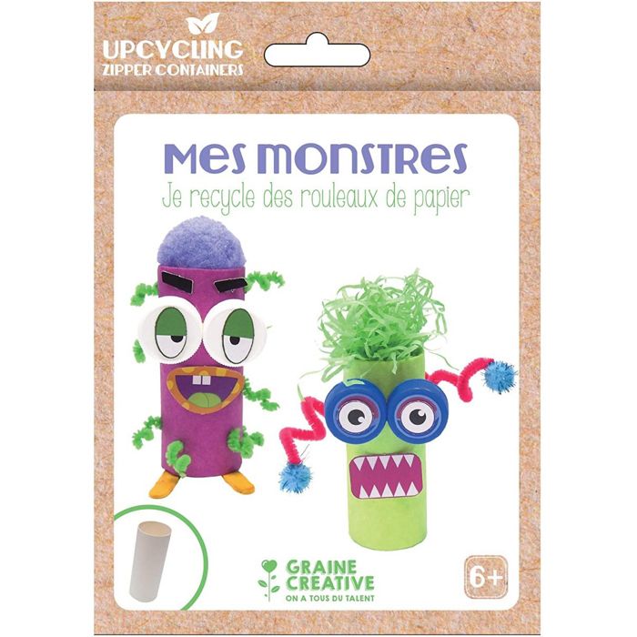 Kit créatif recyclage - Petits monstres