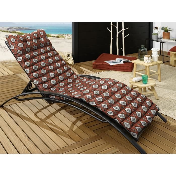 Matelas Bain de soleil Tillia Cdiscount Maison