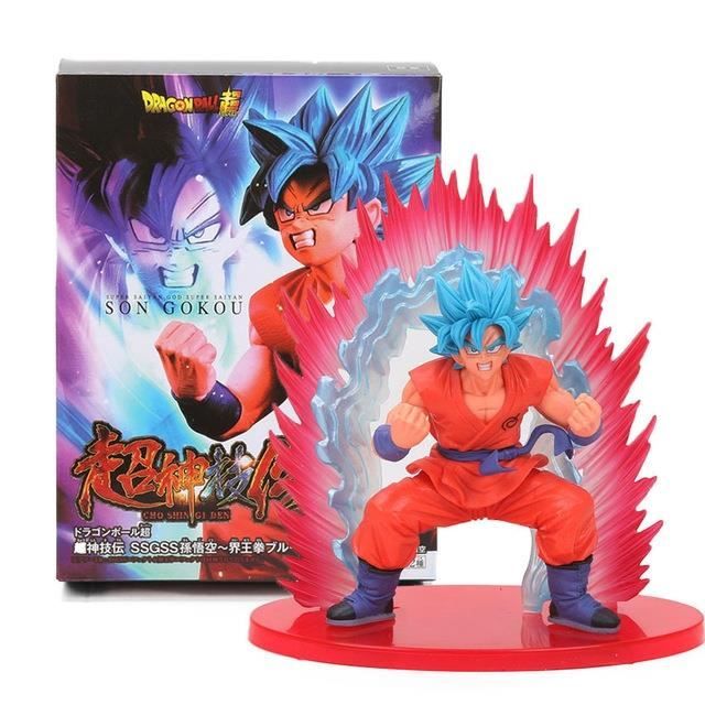Dragon Ball Z Super Figurine Son Gokou Super Saiyan God Cho Shin Gi Den Achat Vente Figurine Personnage Cdiscount
