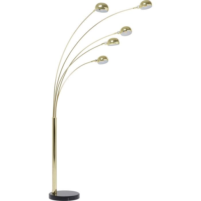 Lampadaire Five Fingers 215cm laiton Kare Design