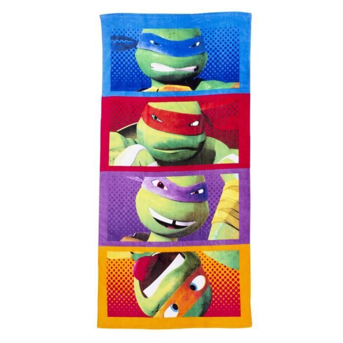 Serviette de bain Tortues Ninja - Cdiscount Maison