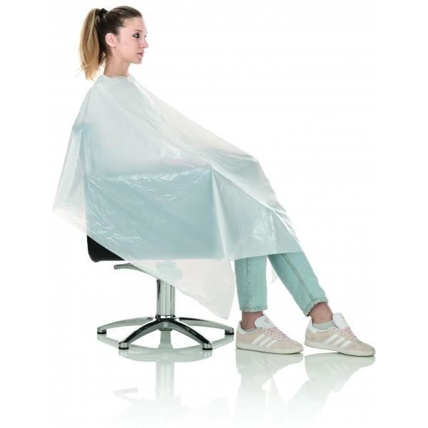 20 peignoirs - capes coiffure extra larges jetable