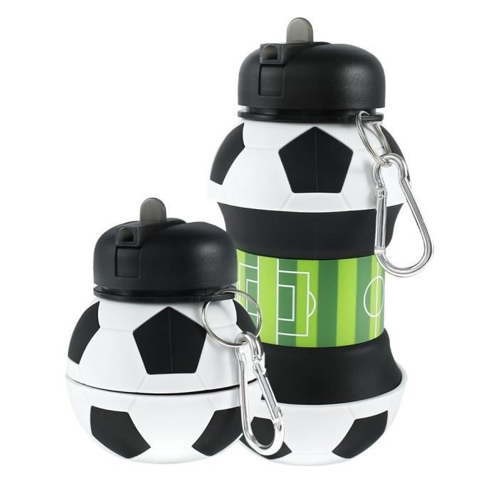 Gourde,Bouteille d'eau pliable pour ballon de Football, gobelet anti-fuite,  à presser, cadeau pour enfants, - Type Water Bottle - Cdiscount Sport
