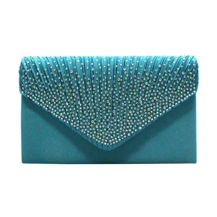 Pochette turquoise 2025 pour mariage