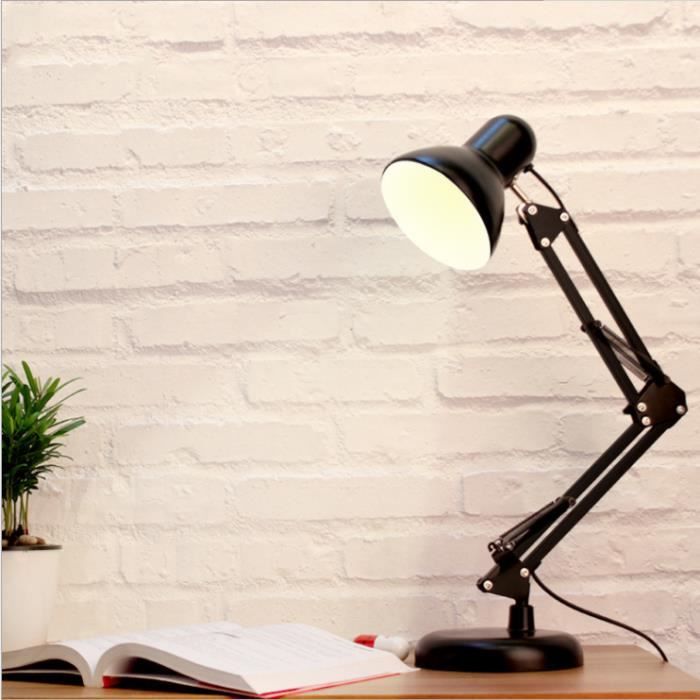 Lampe De Table Led De Bureau Salon Design En Metal Moderne