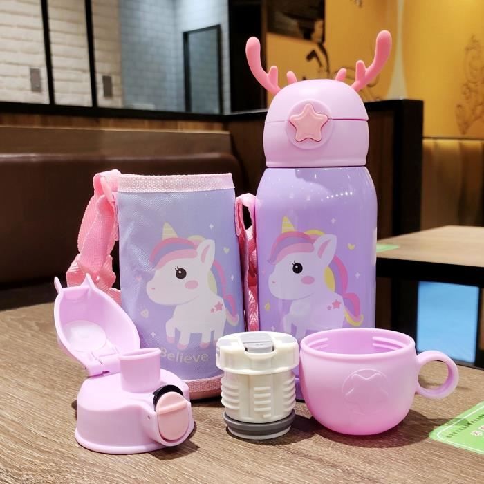 Gourde Isotherme - BOZ KIDS - 414mL - Acier Inoxydable - Sans BPA - Lavable Au Lave-vaisselle - Sport