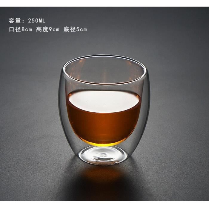 Yardwe Bol à Nouilles En Verre Transparent