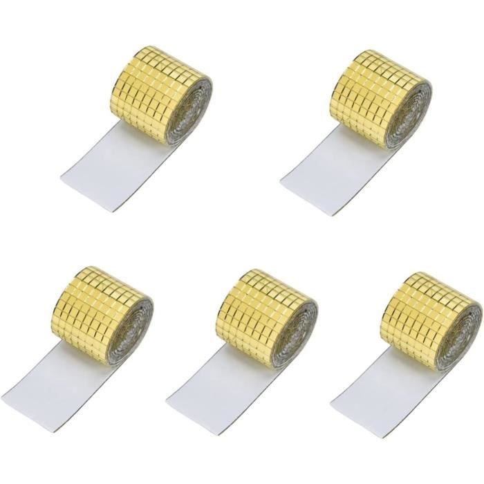 100 Miroirs Cœur Dorés Auto-Adhésifs 1.7 Cm – Stickers Miroir Acrylique Pour Artisanat, Décoration, Fête Des Mères Et Mariage