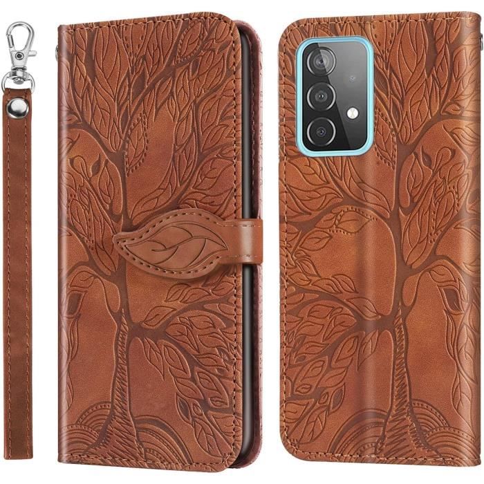 Coque Rabat En Cuir PU Pour Crosscall Core-X4 Neo - Avec Fenêtre Visible, Aimants, Support Intégré Et Emplacements Cartes - 2