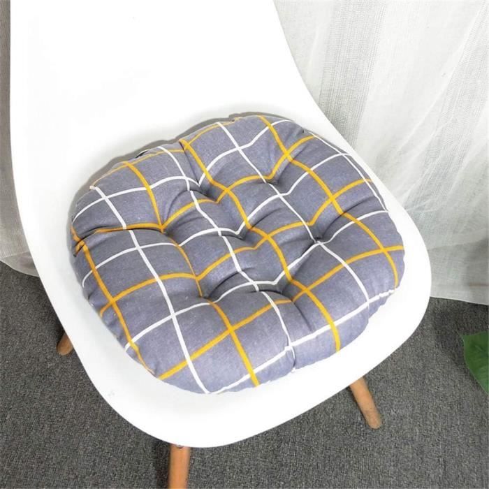 Coussins De Chaise Ronds,Géométrique Imprimé Coussin D'assise Confortable Respirant Souple