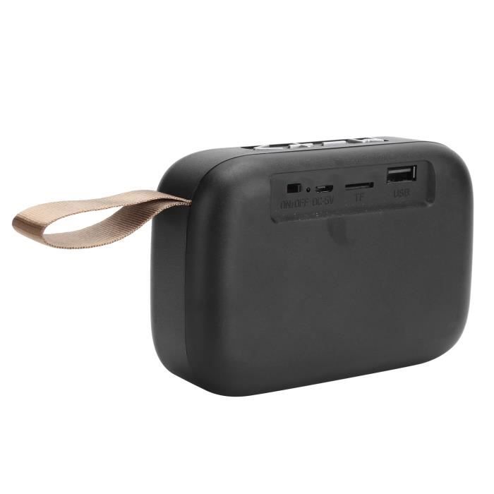 Enceinte Bluetooth Portable Favorever - Design Vintage Brun Foncé - Compacte 250g