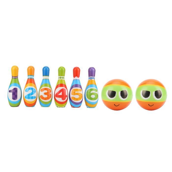 VGEBY – Ensemble De Bowling Pour Enfants – Quilles Et Boule En Bois – Jeu Éducatif D'Adresse – Dès 3 Ans – Cadeau Pour Coordination Main-Œil