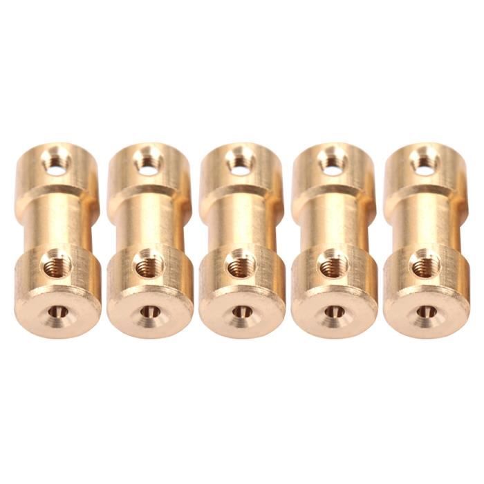 Coupleur Arbre Moteur Acier 3.18/4/4/5/4.76mm Pour Bateau RC – Neuf