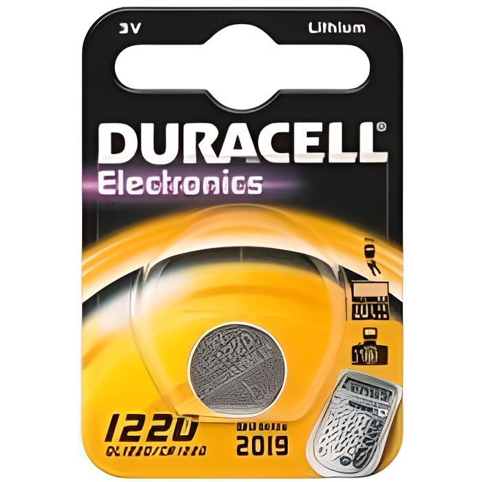 DURACELL Piles boutons lithium spéciales 2016 3V, lot de 2 (DL2016
