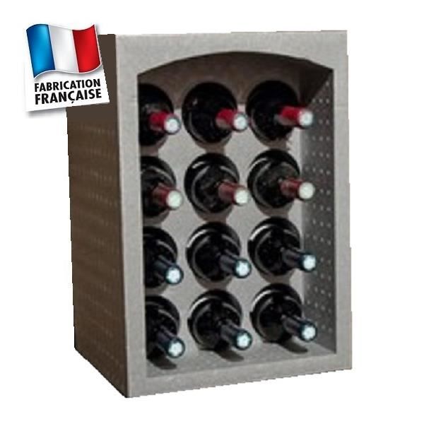 Casier A Bouteilles Etagere Support Bouteille Modulable Polystyrene 12 Bouteilles Achat Vente Range Bouteille Casier A Bouteilles Etager Cdiscount
