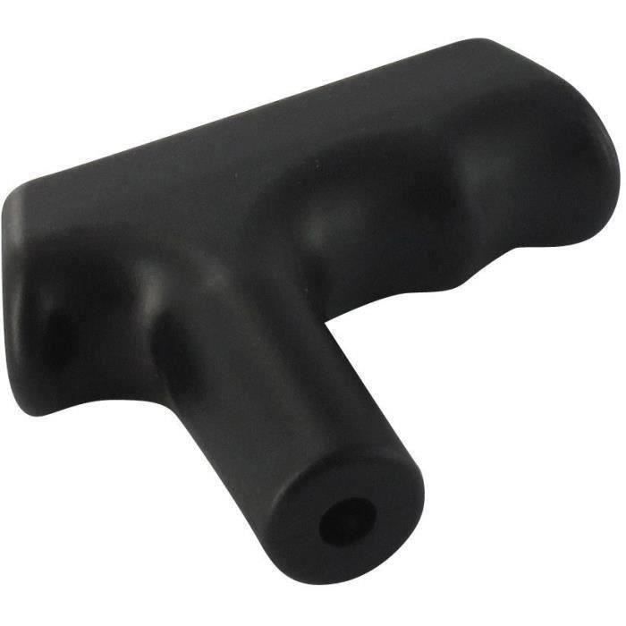 Poignée de lanceur universelle grand modèle, avec insert d’arrêt de corde