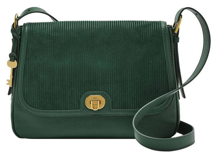 FOSSIL Harper Flap Crossbody Bag Pine Green [197085] - sac à épaule bandoulière sacoche