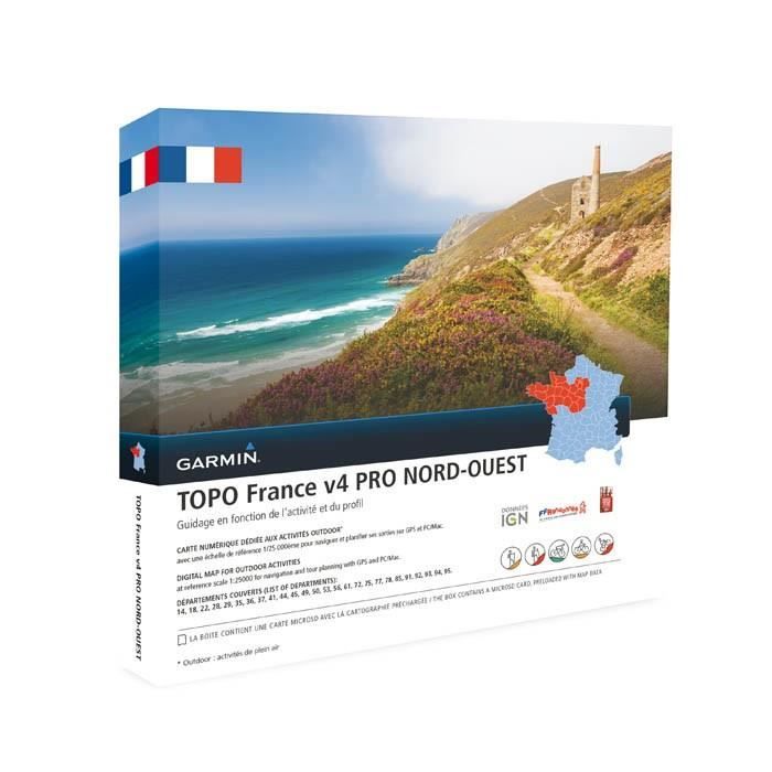 Garmin Carte Topo France V5 Nord Ouest Pro Cdiscount Sport