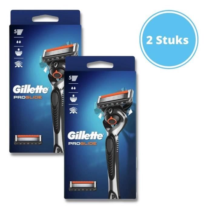 Kit Rasoir Gillette Fusion ProGlide Power - 1 Manche + 1 Cartouche + Étui De Voyage