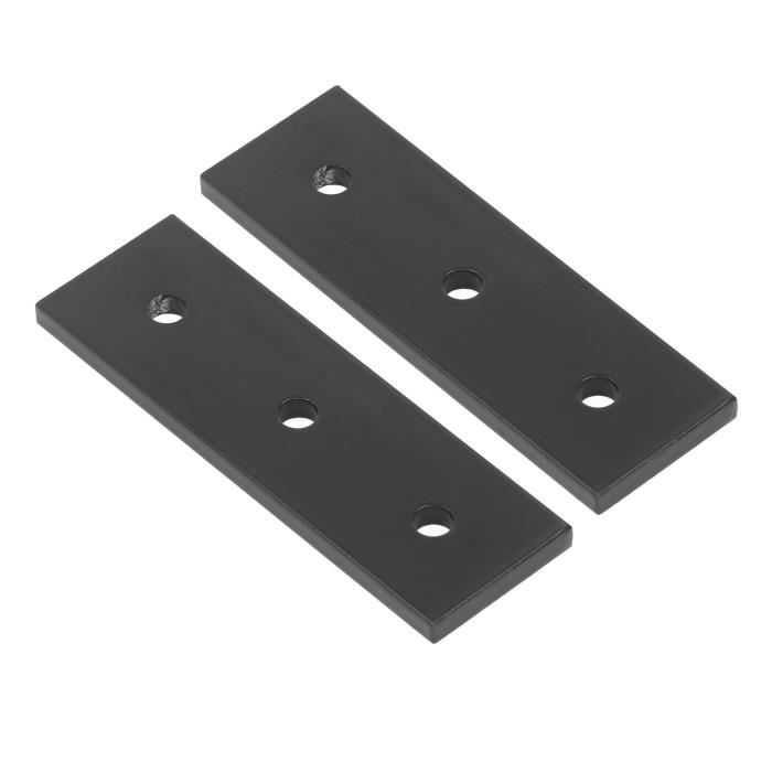 Lot De 10 Plaques De Réparation En Acier Inoxydable 47x16x2 Mm - Pour Renforts, Coins Et Assemblages