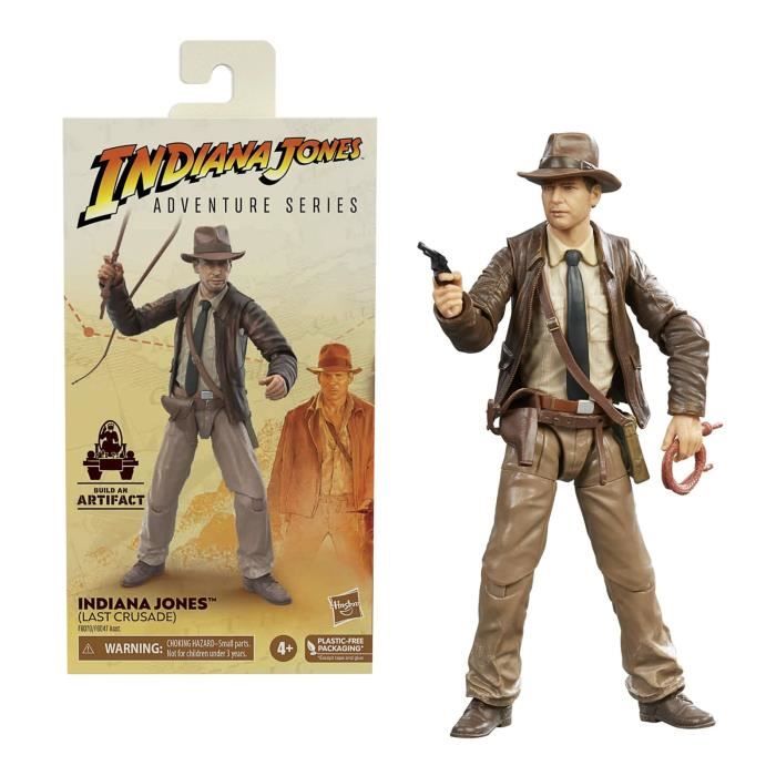 Figurine - Indiana Jones - Adventure Series - 15cm - Marron - Pour enfants et collectionneurs