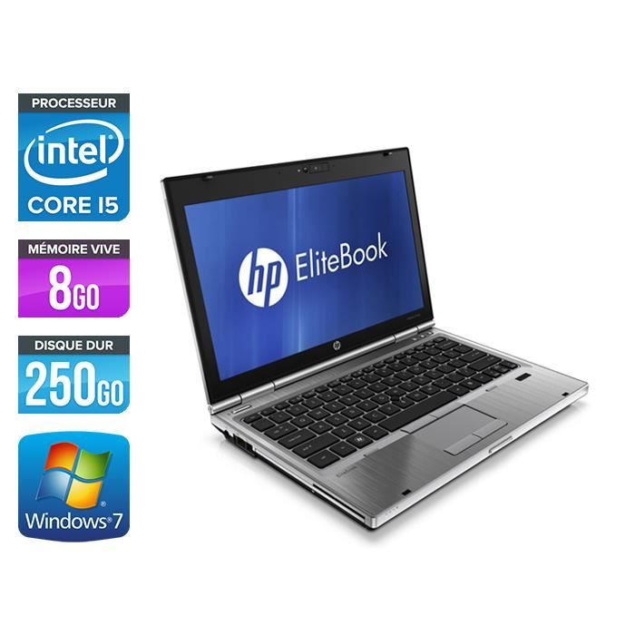 Top achat PC Portable Pc portable HP EliteBook 2560P - i5 - 8 Go - 250 Go HDD - W7 pas cher Top achat PC Portable Pc portable HP EliteBook 2560P - i5 - 8 Go - 250 Go HDD - W7 pas cher