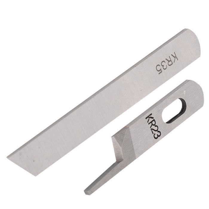 Kit de couteaux supérieurs et inférieurs pour machine à coudre Kit de couteaux supérieurs et inférieurs pour machine à coudre