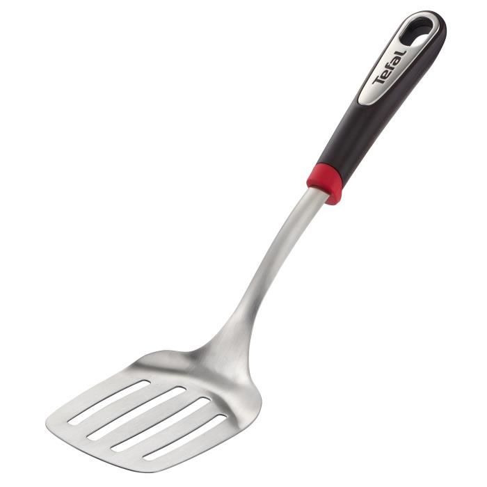 tefal ingenio spatule à angle k1180314 noir et rouge