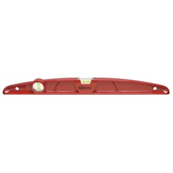 KS Tools 204.6500 - Niveau antichocs aimanté 2 fioles, L.500 mm
