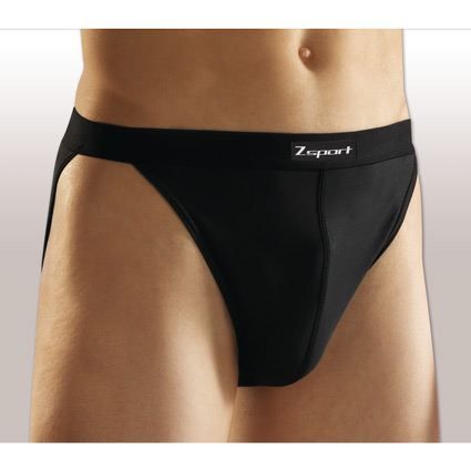 Slip échancré Coolmax Zsport homme - Noir - Multisport - Homme S