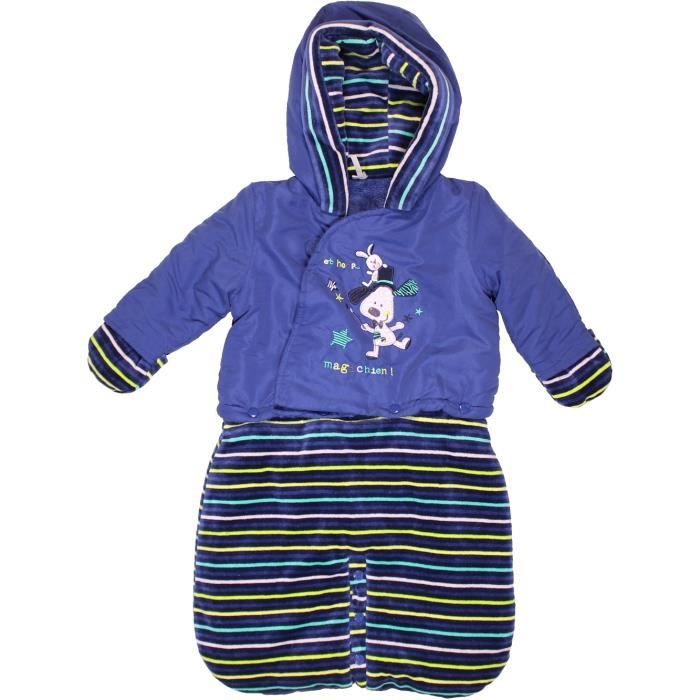 Combi Pilote Bebe Garcon Orchestra 6 Mois Bleu Hiver Vetement Bebe Bleu Cdiscount Pret A Porter