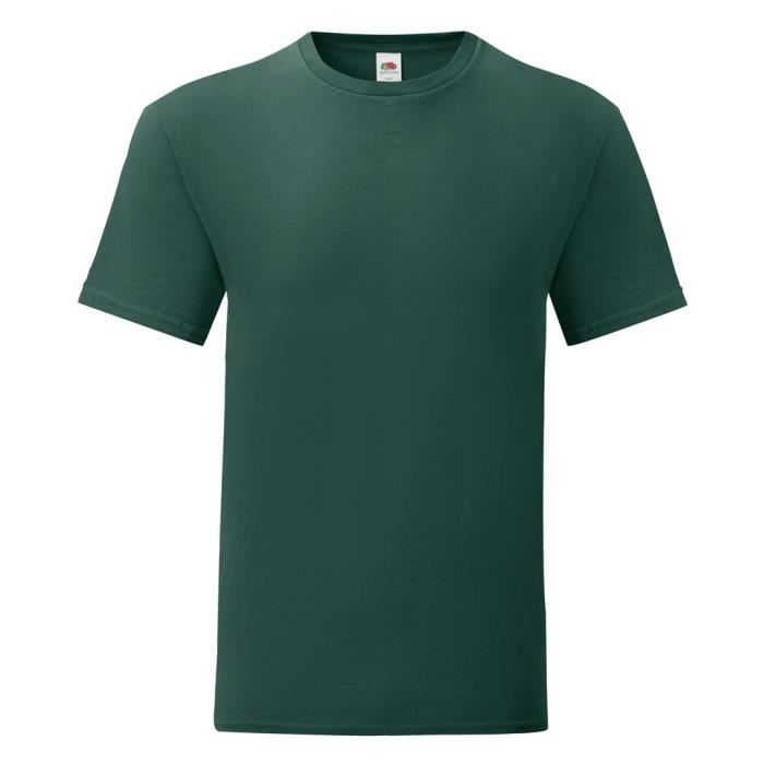 Tee shirt top vert foncé