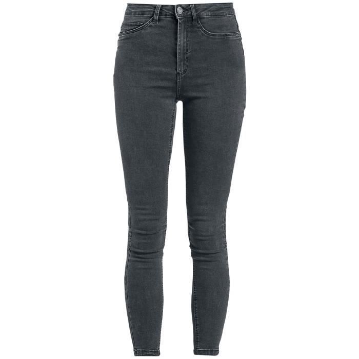 Jean skinny gris foncé femme outlet