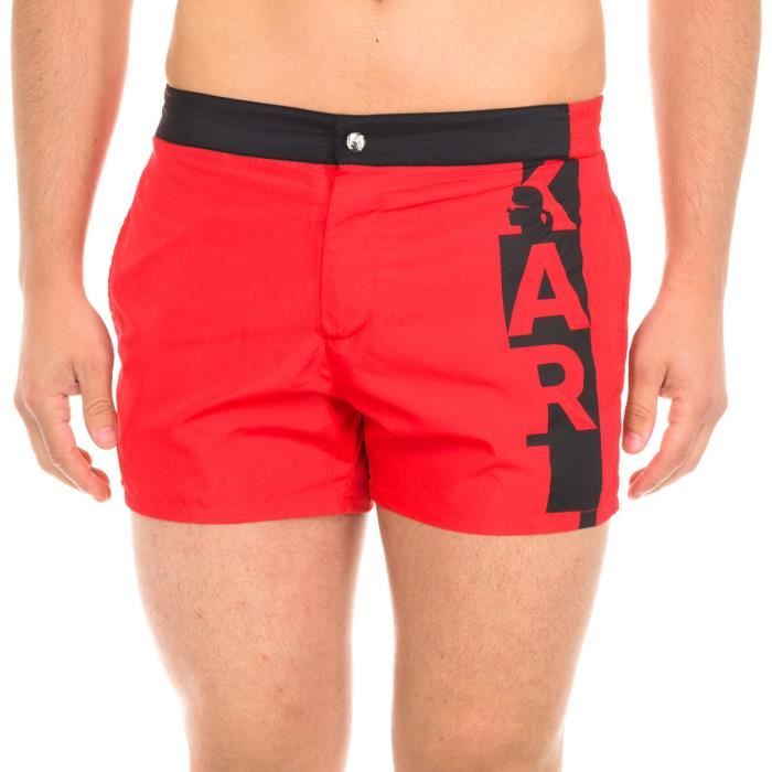 KARL LAGERFELD LOGO BOARD - Short De Bain - Stormy Weather/bleu