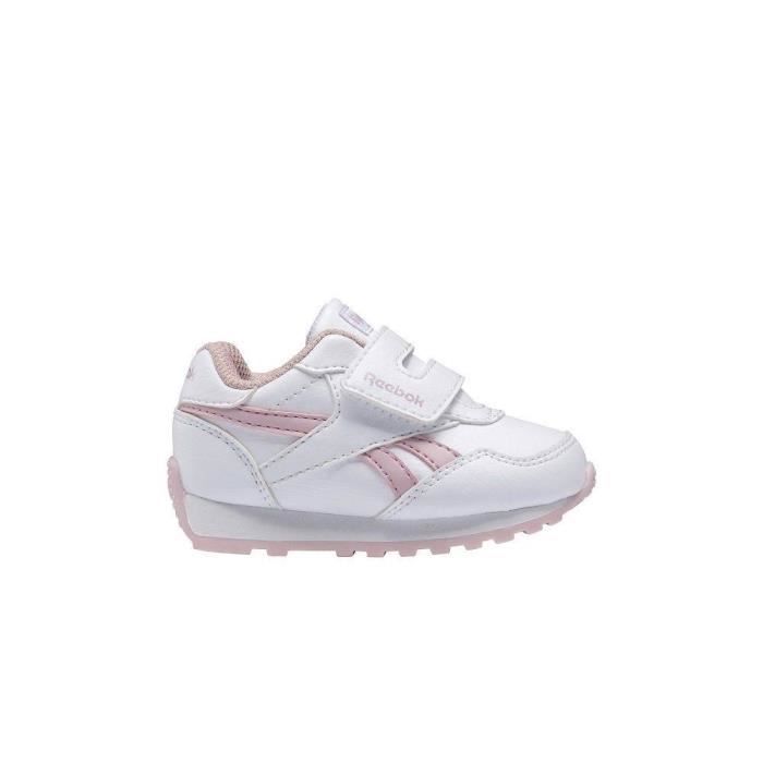 Reebok Baskets - REEBOK - Rewind Blanc - Mixte/Bébé - Synthétique - Lacets - Plat