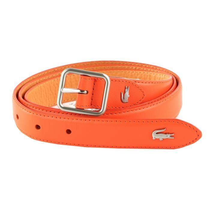 Ceinture lacoste rouge sale