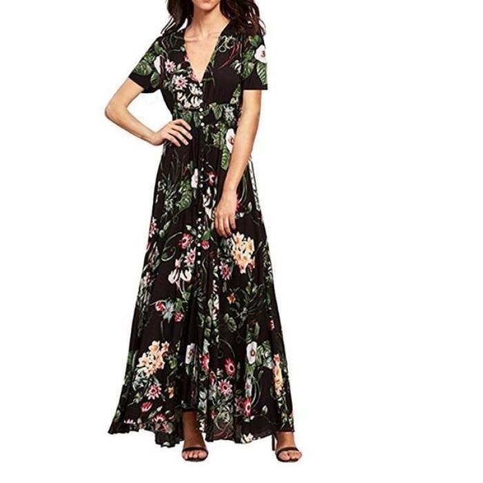 Robe longue ethnique femme on sale