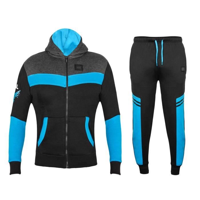 Short De Survêtement Garçon F&F Noir - Taille 7-8 Ans - Polyester - Occasion