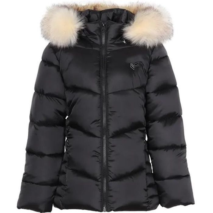 Doudoune Noir Fille Kaporal Erika Black Cdiscount Pret a Porter