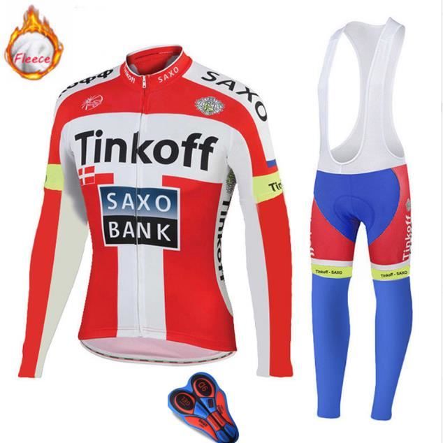 Ensemble Cyclisme Hiver Femme - Maillot Manches Longues Et Cuissard Gel - Polaire - 5