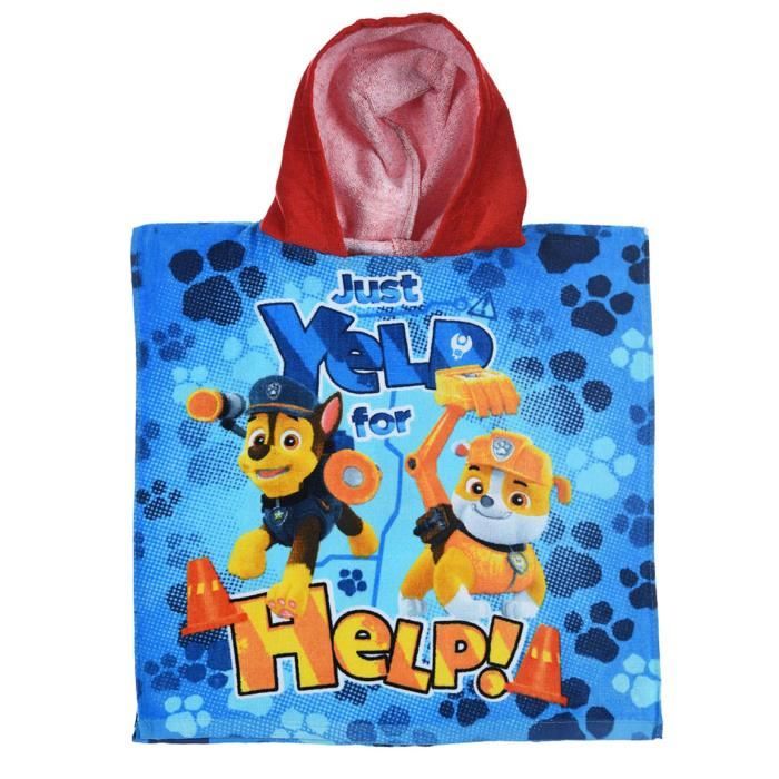 Peignoir de bain cheap pat patrouille garçon
