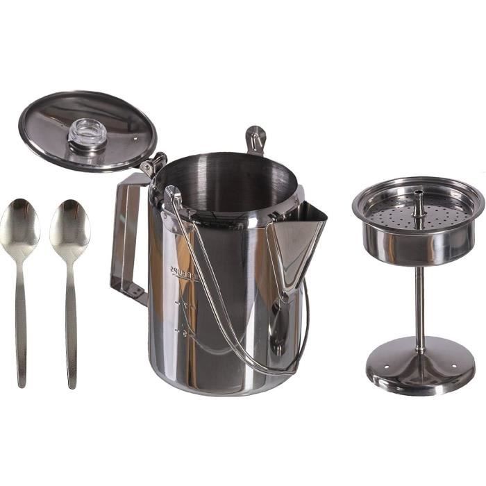 Bouilloire BKSW-6 Bonfire, percolateur, cafetière de camping classique