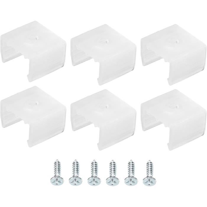 INCREWAY Lot De 16 Anneaux De Rideau Ouverts En Mu00e9tal Avec U0153illets