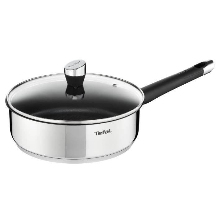 26 cm Argent/é Tefal C9773314 Sauteuse Acier
